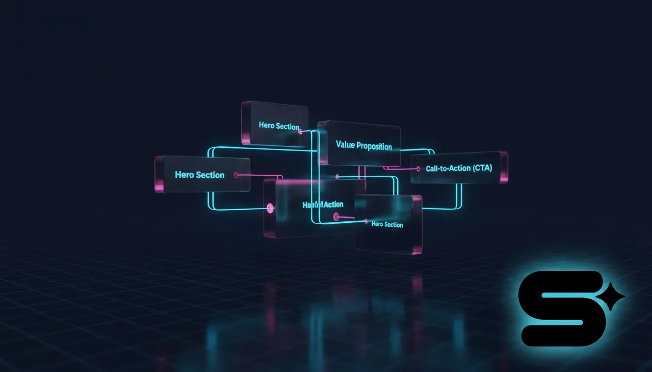 Professional landing page structure