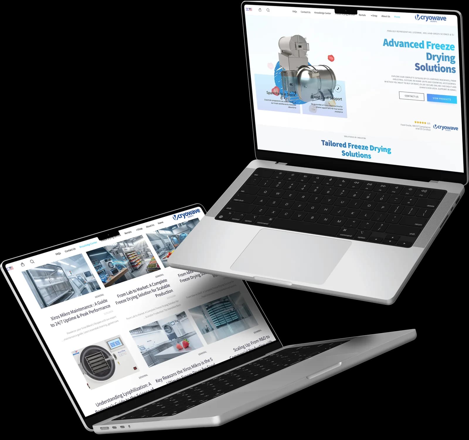 High-converting landing page
