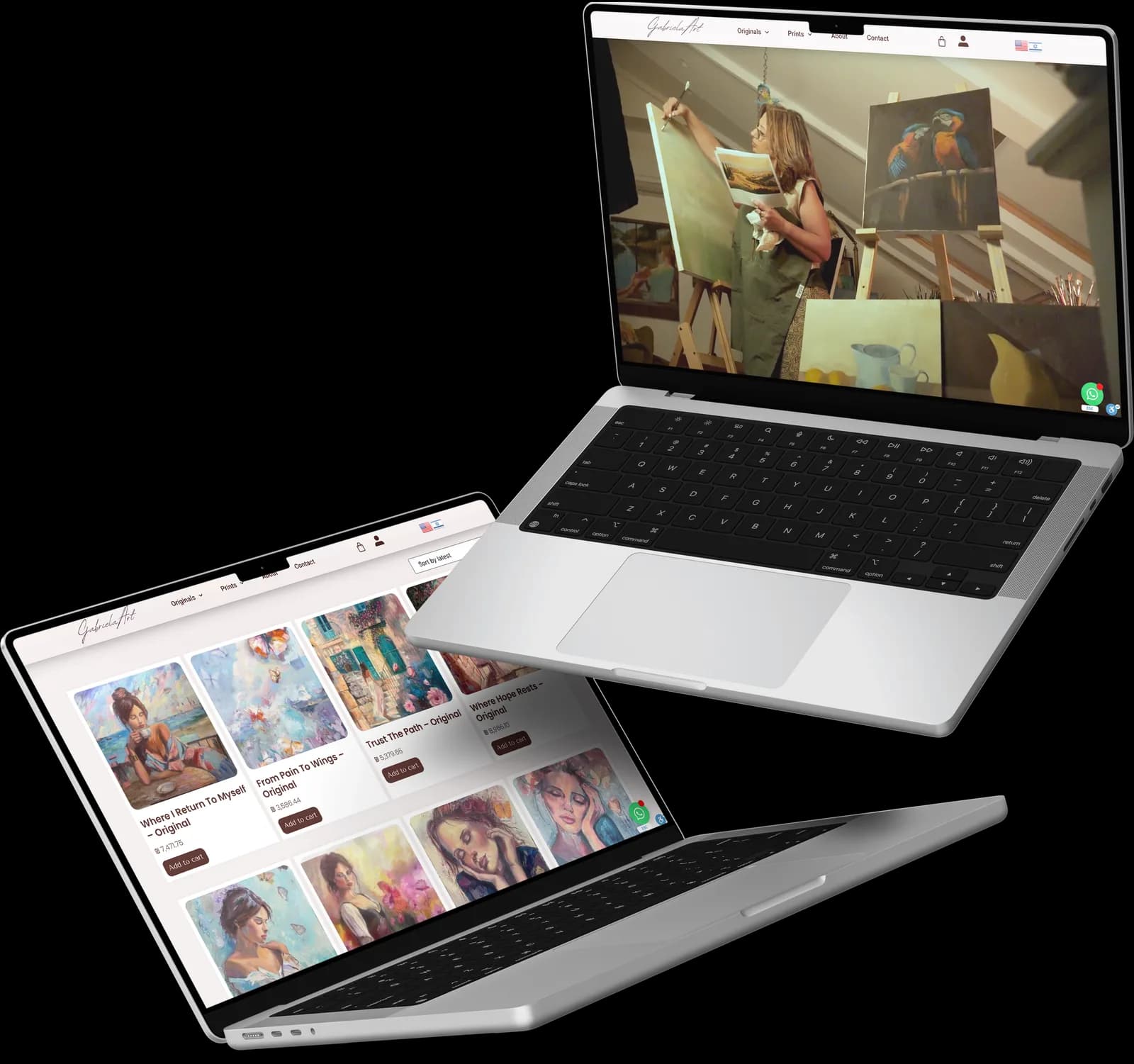 Boutique brand website