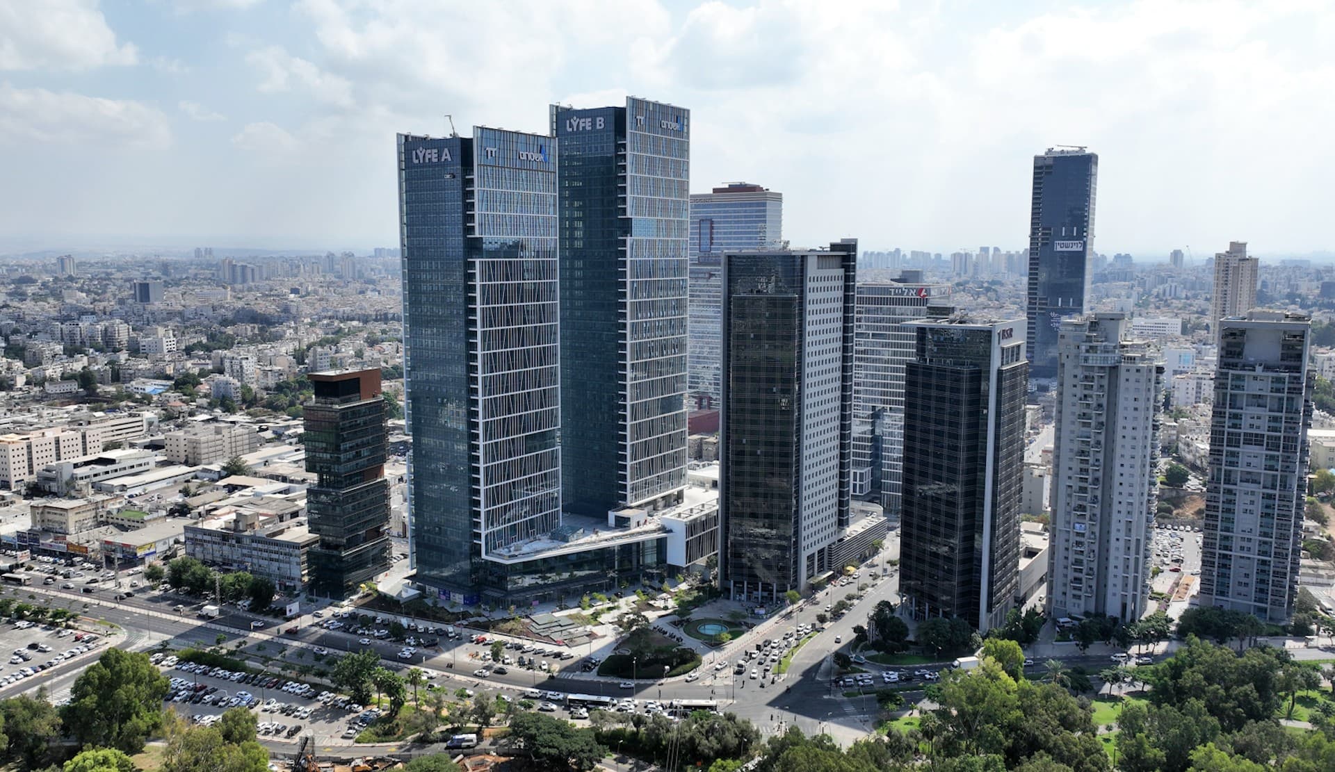 Simple Web headquarters at LYFE Towers, Bnei Brak