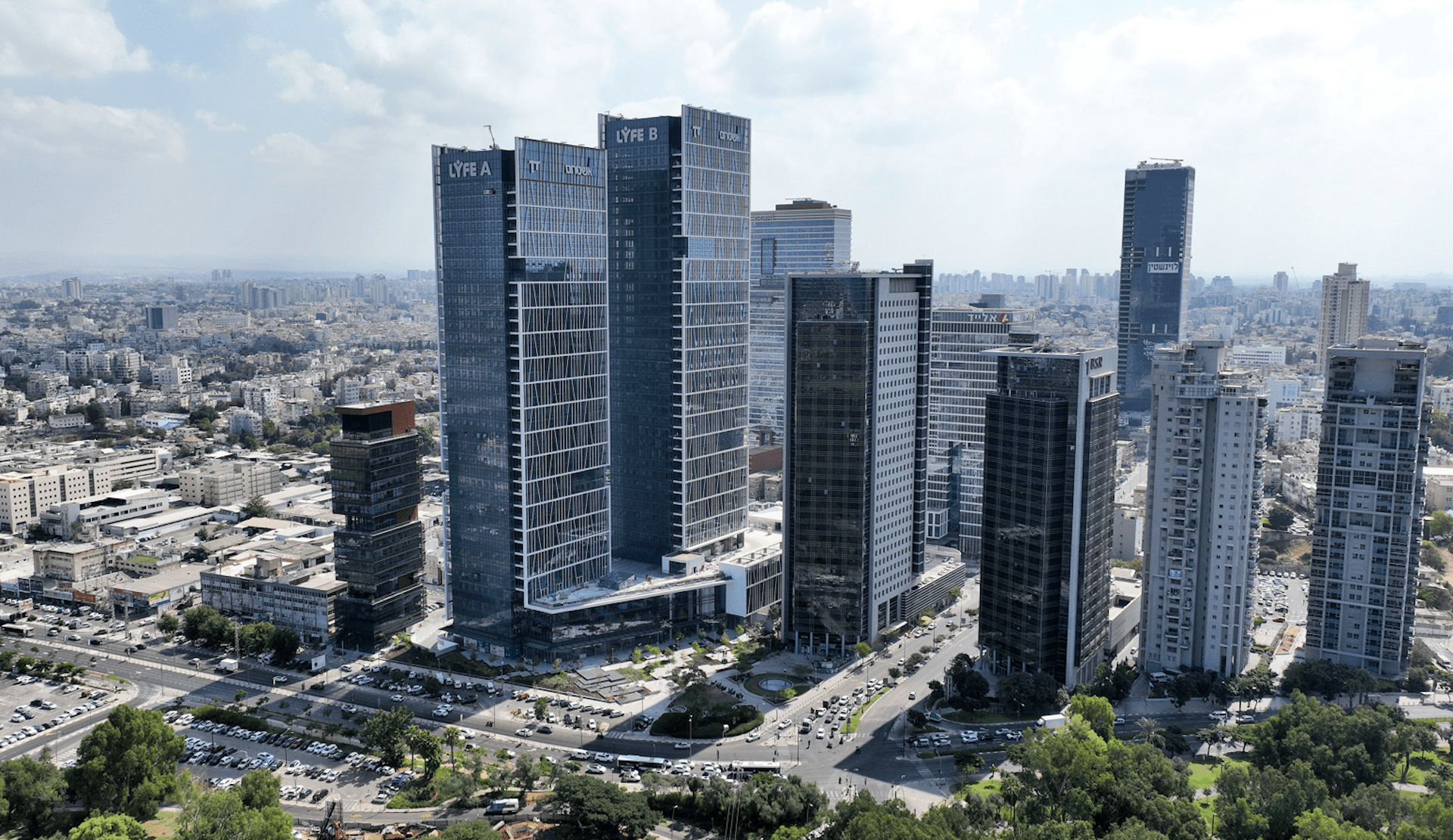 Simple Web headquarters at LYFE Towers, Bnei Brak
