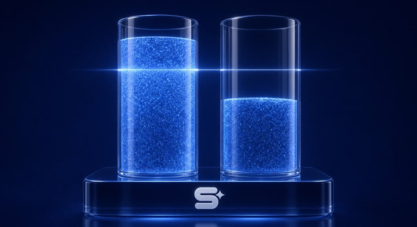 Sample size for A/B tests: a visitor stream splitting between two versions until it is large enough