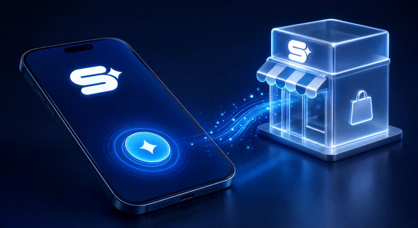 Bit for business: a phone payment flowing into the business account