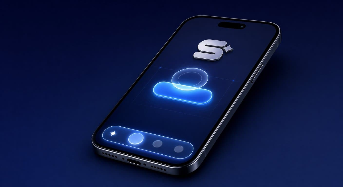 Button placement on mobile: in the first screen and in a fixed bottom bar, with a finger-sized tap area