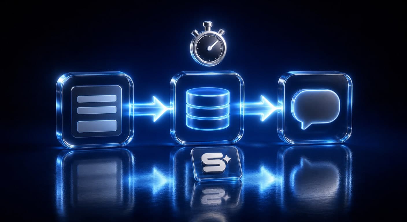ליד שעובר אוטומטית מהטופס למערכת CRM ולהודעת וואטסאפ